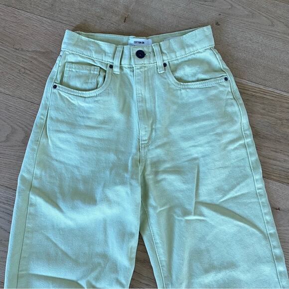 Cotton On Loose Straight Jean in Green - Picture 2 of 4